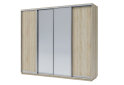 Obrázek 1 - Skříň s posuvnými dveřmi 2 DTD + 2 zrcadla 300x240x60 Dub sonoma