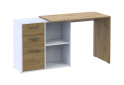 Obrázek 1 - Psací stůl T8 bílý / dub artisan 100x83x75