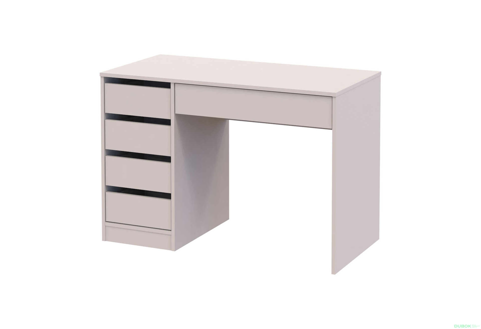 Obrázek 1 - Psací stůl s levou montáží Profi 110 cm kašmír