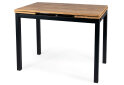 Obrázek 1 - Stůl GD-017 110(170)x74 dub artisan / matná černá kov