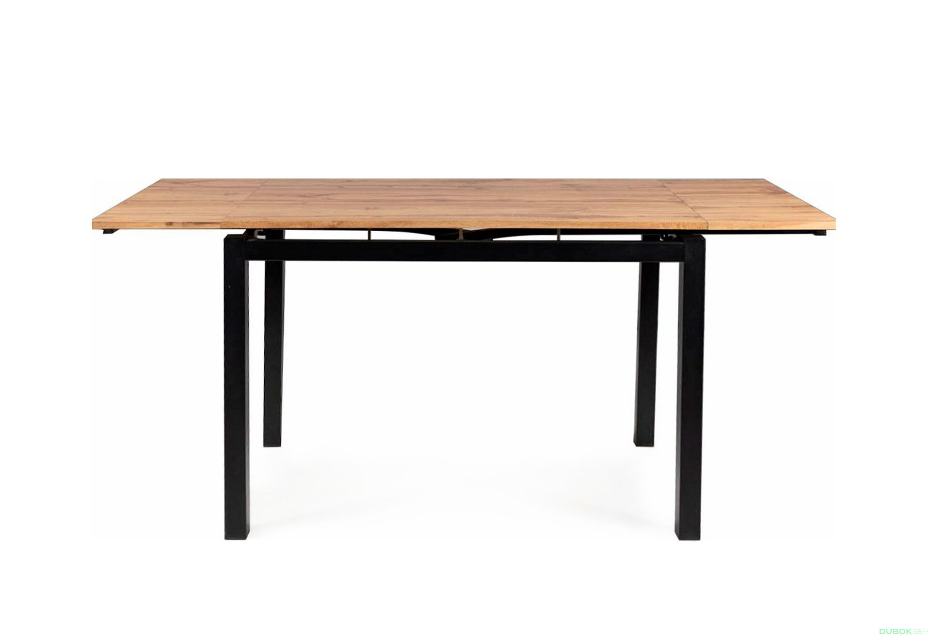 Obrázek 3 - Stůl GD-017 110(170)x74 dub artisan / matná černá kov