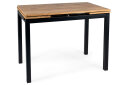 Obrázek 5 - Stůl GD-017 110(170)x74 dub artisan / matná černá kov
