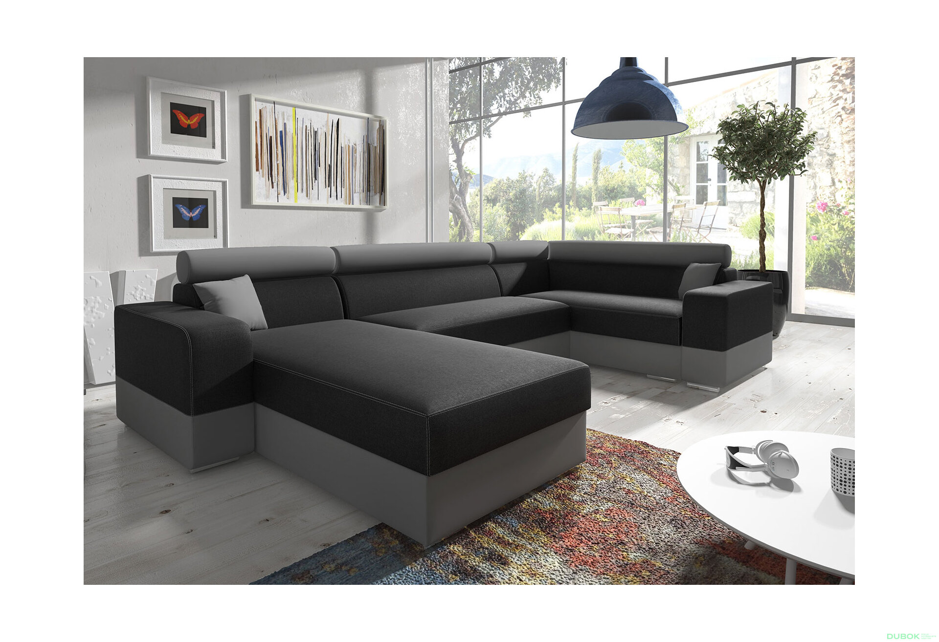Obrázek 2 - Sedací souprava Infinity super Bahama 36 + Bahama 34 / typ L
