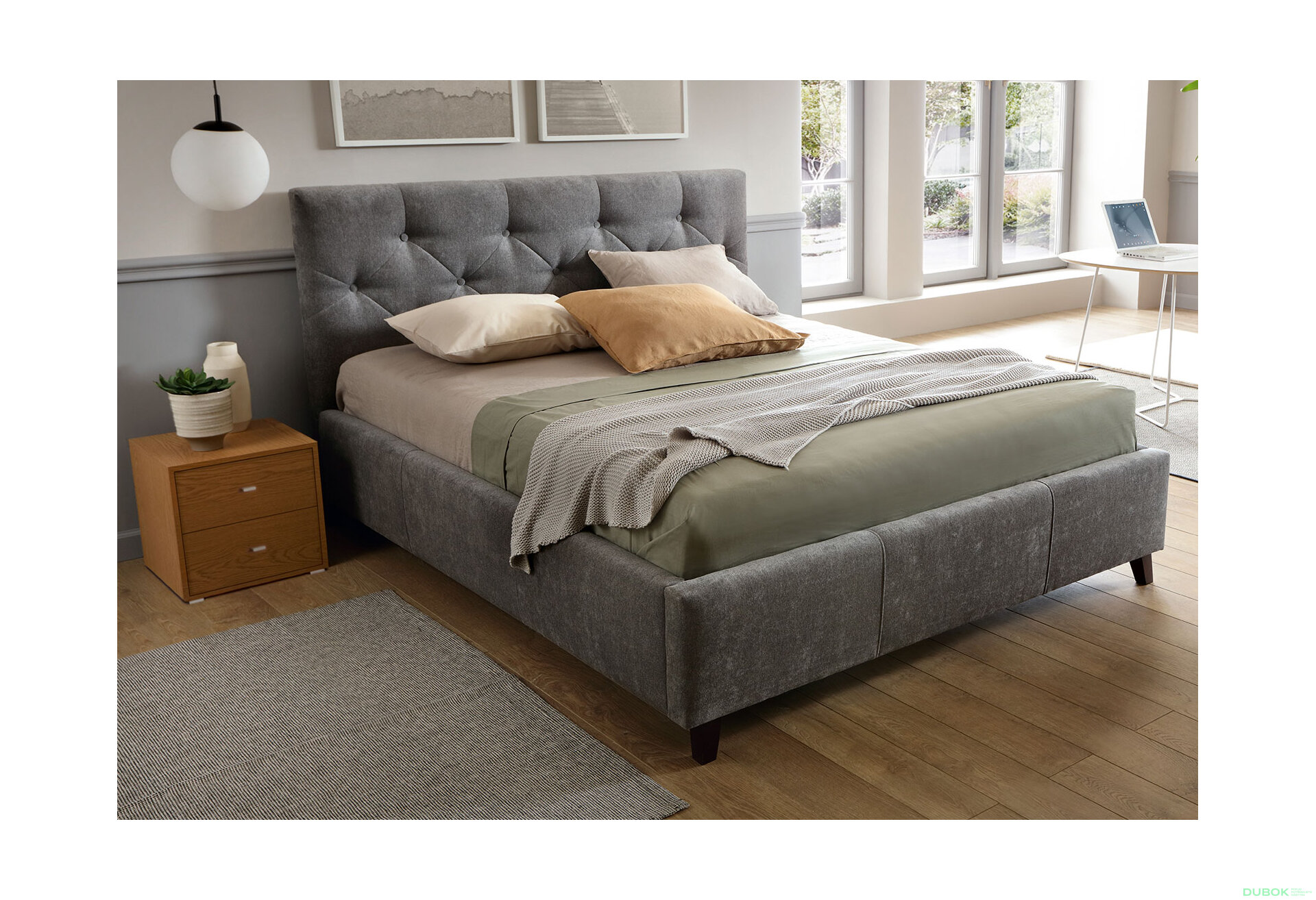 Obrázek 2 - Postel Kasandra 160x200 Storm 97 Davis E10 Ořech