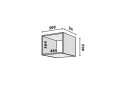 Obrázek 2 - Modul №11 A-500x402 DTD 18 mm antracit