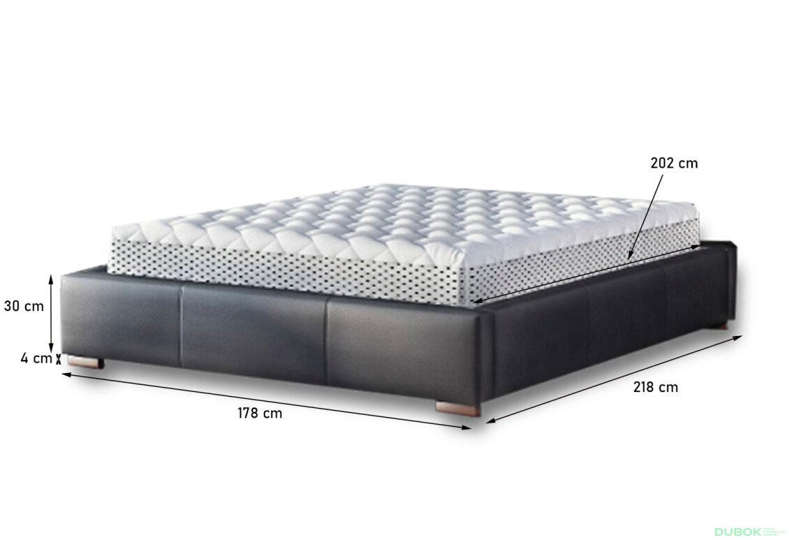 Obrázek 4 - Postel Polibox 160x200 Terra 99 Davis G4 Ořech