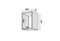 Obrázek 2 - Modul №12 A-500x695 DTD 18 mm antracit