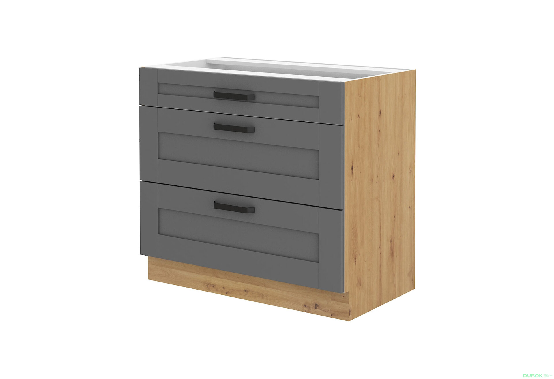 Obrázek 5597 - Kuchyňská sestava 1.2+2.4 m Luna artisan / dust grey