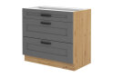 Obrázek 5597 - Kuchyňská sestava 1.2+2.4 m Luna artisan / dust grey