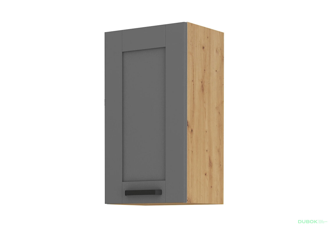 Obrázek 5625 - Kuchyňská sestava 2.8x1.7 m Luna artisan / dust grey