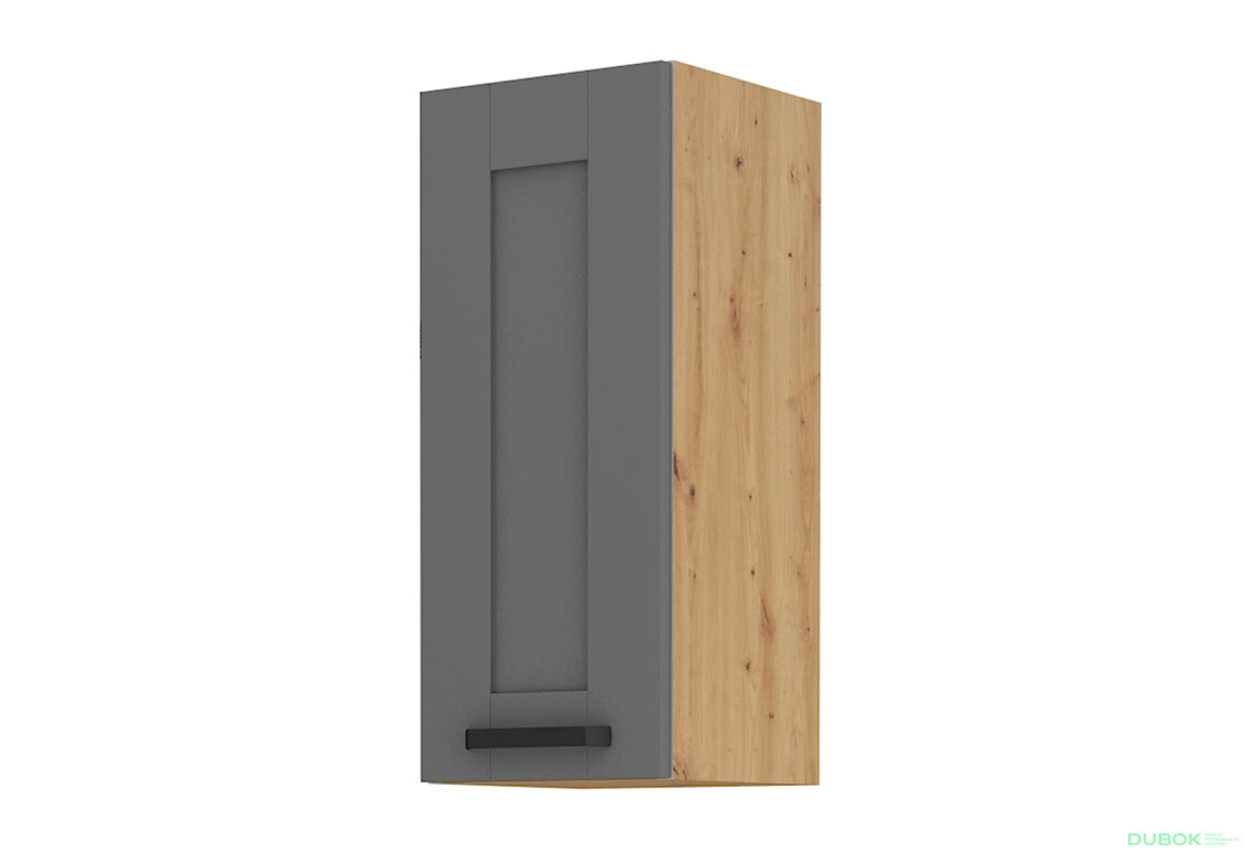 Obrázek 5629 - Kuchyňská sestava 1.2+2.4 m Luna artisan / dust grey