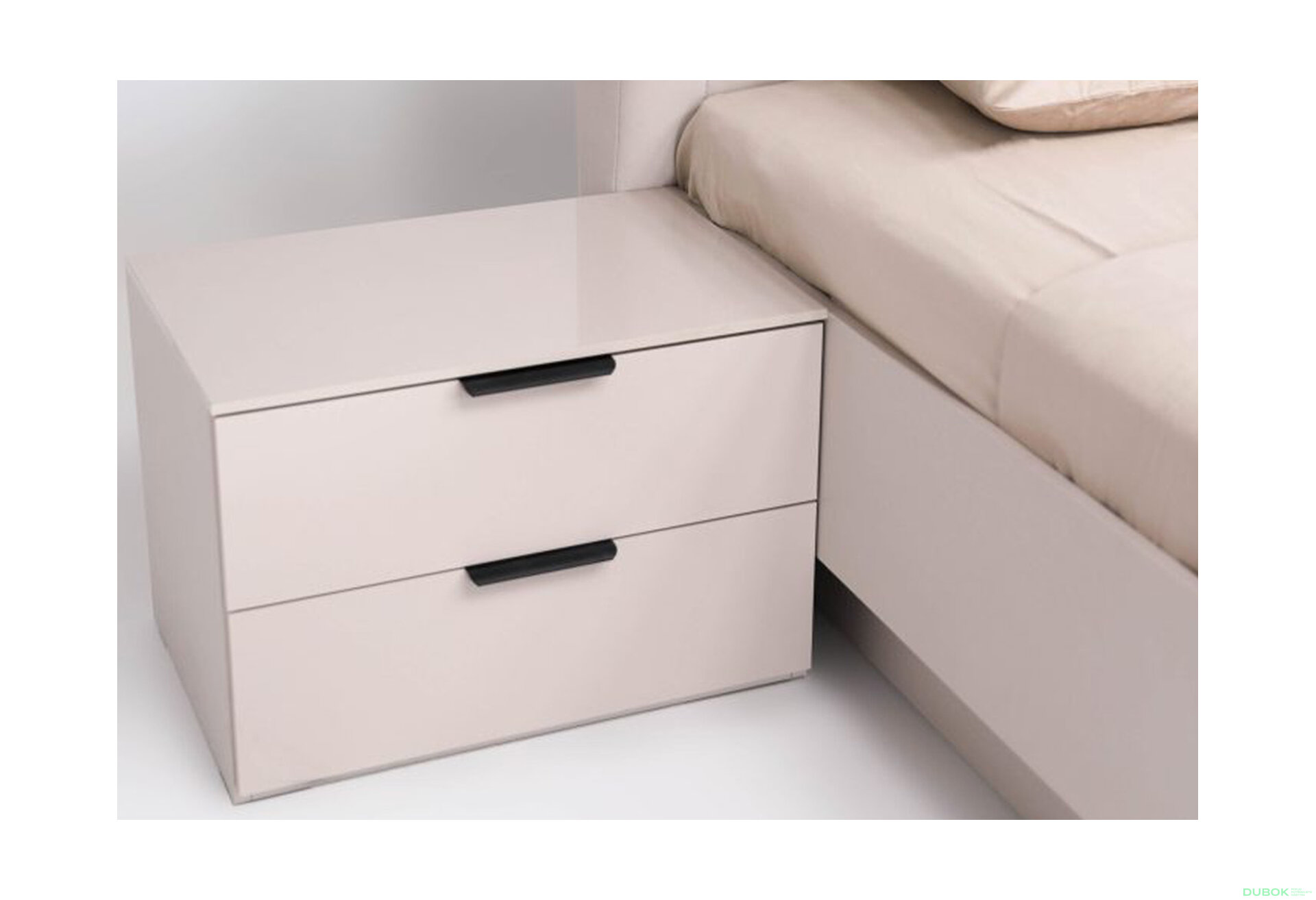 Obrázek 2 - Noční stolek 2šx kašmírový lesk Lori