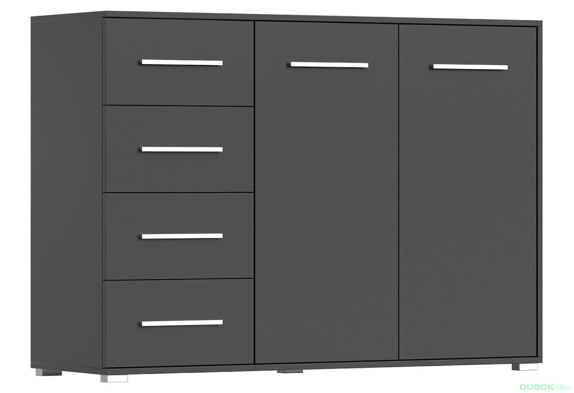 Obrázek 2 - Komoda Frida 01 135 2D4S černá