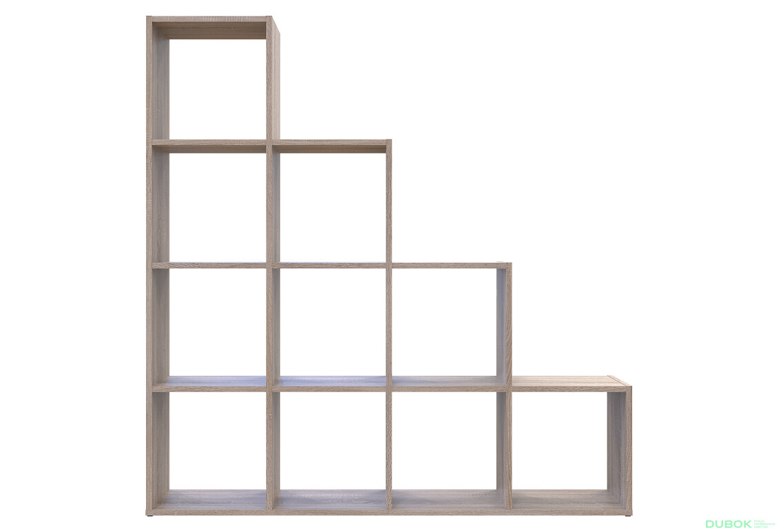 Obrázek 2 - Regál otevřený Step 4х4 136.2х28.8х140.7 dub sonoma