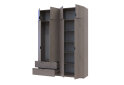 Obrázek 5 - Skříň čtyřdveřová Lukas 180x50x240 cm cannolo