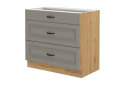 Obrázek 4100 - Kuchyňská sestava 1.2x2.4 m Stilo dub artisan / clay grey