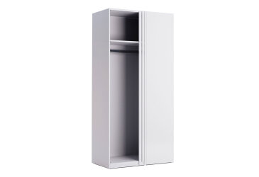 Korpus skříně Roh 90° Bílý lesk Idea