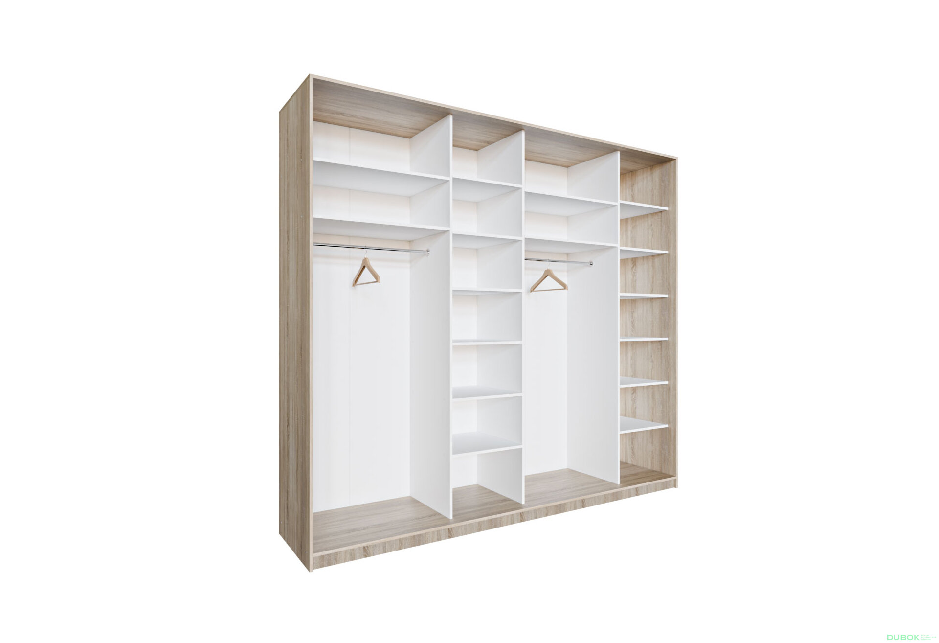 Obrázek 1 - Korpus 2700x600x2400 Světlý dub sonoma