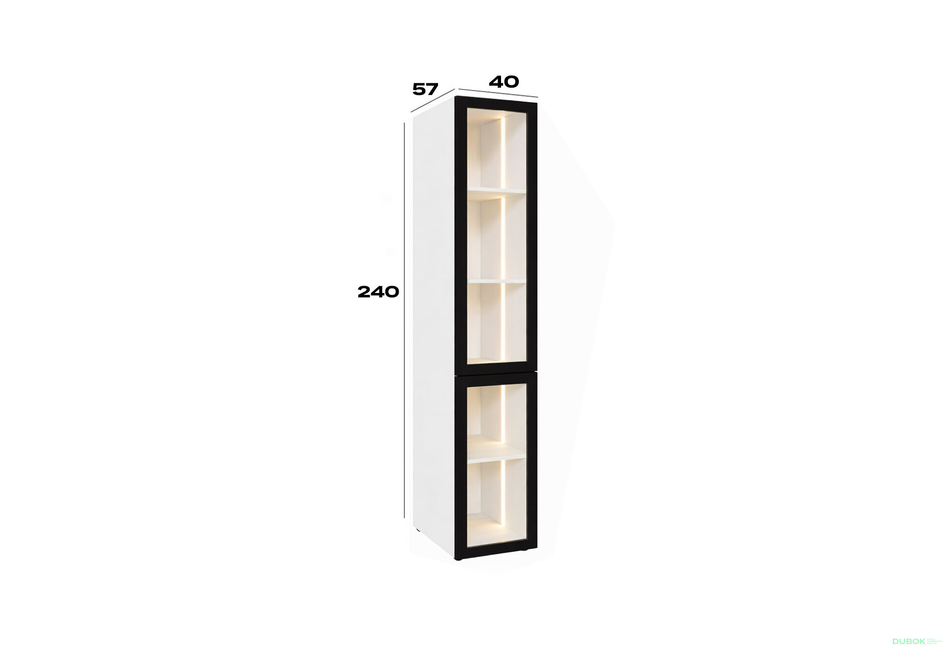 Obrázek 2 - Modul s osvětlením (v-2400*400) nymphaea alba Space