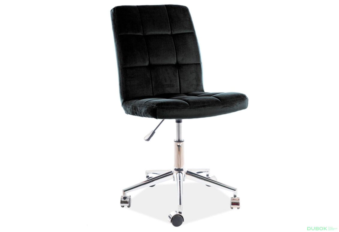 Obrázek 2 - Otočné křeslo Q-020 Velvet, černý Bluvel 19