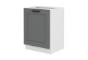 Obrázek 4533 - Kuchyňská sestava 1.2+2.4 m Luna bílý / dust grey