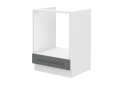 Obrázek 4534 - Kuchyňská sestava 2.5 m Luna bílý / dust grey