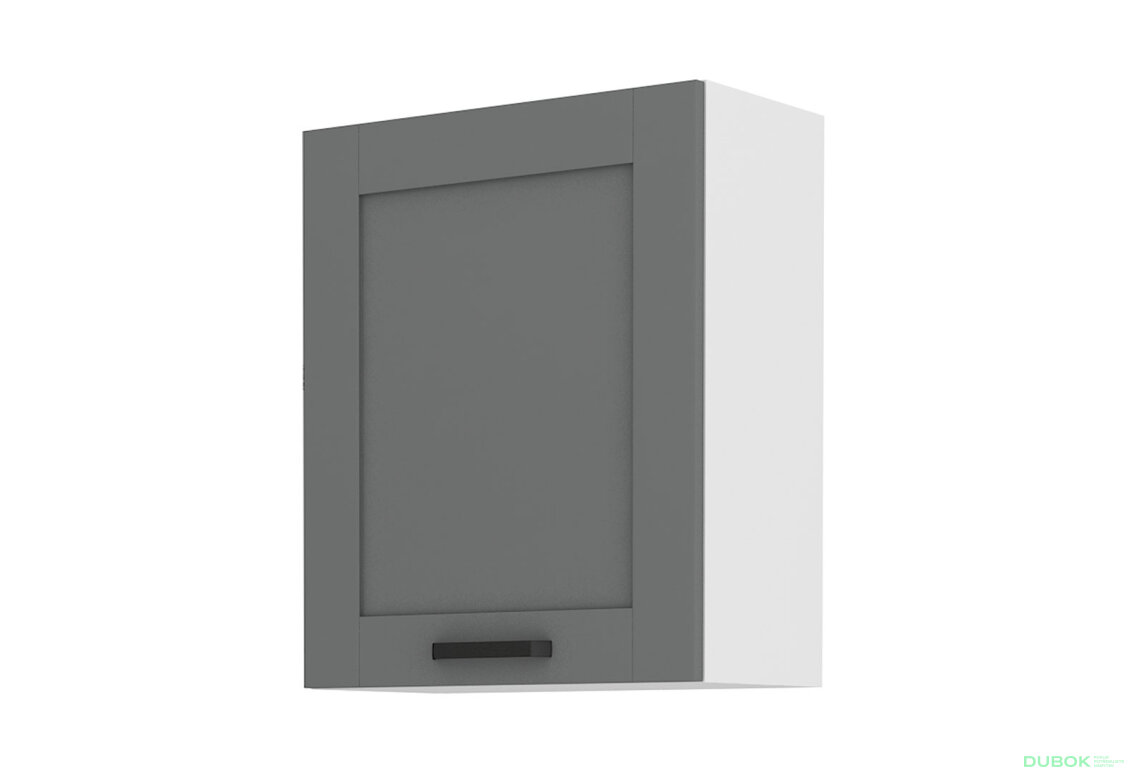Obrázek 4549 - Kuchyňská sestava 1.2+2.4 m Luna bílý / dust grey