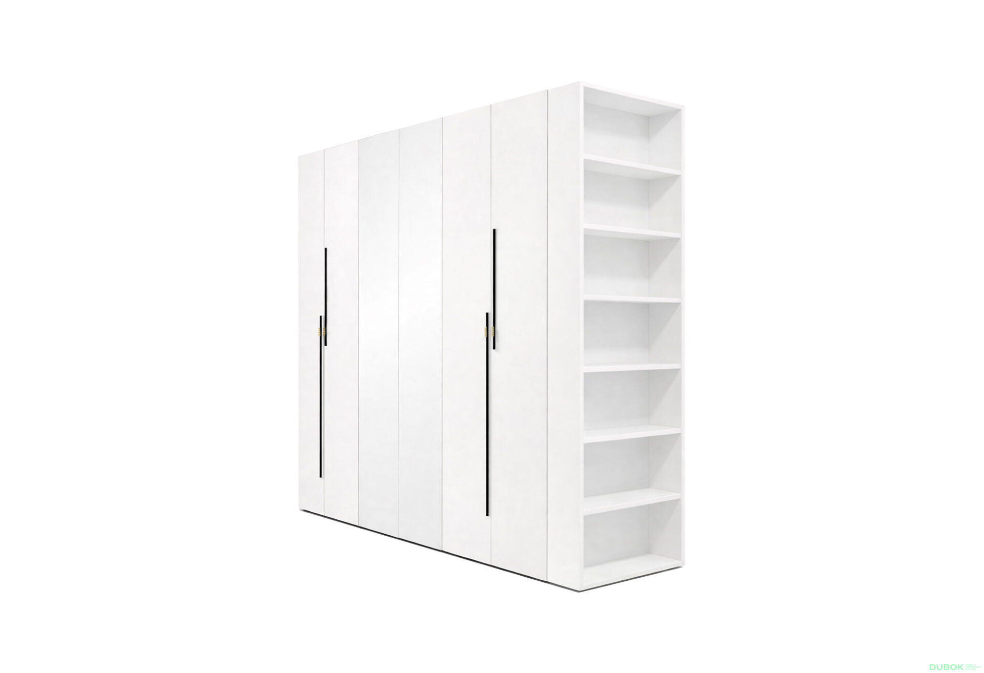 Obrázek 1 - Skříň 6D 260 cm se zrcadlem nymphaea alba Space