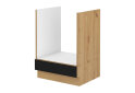 Obrázek 5348 - Kuchyňská sestava 3.0 m dub artisan / černý mat Modena