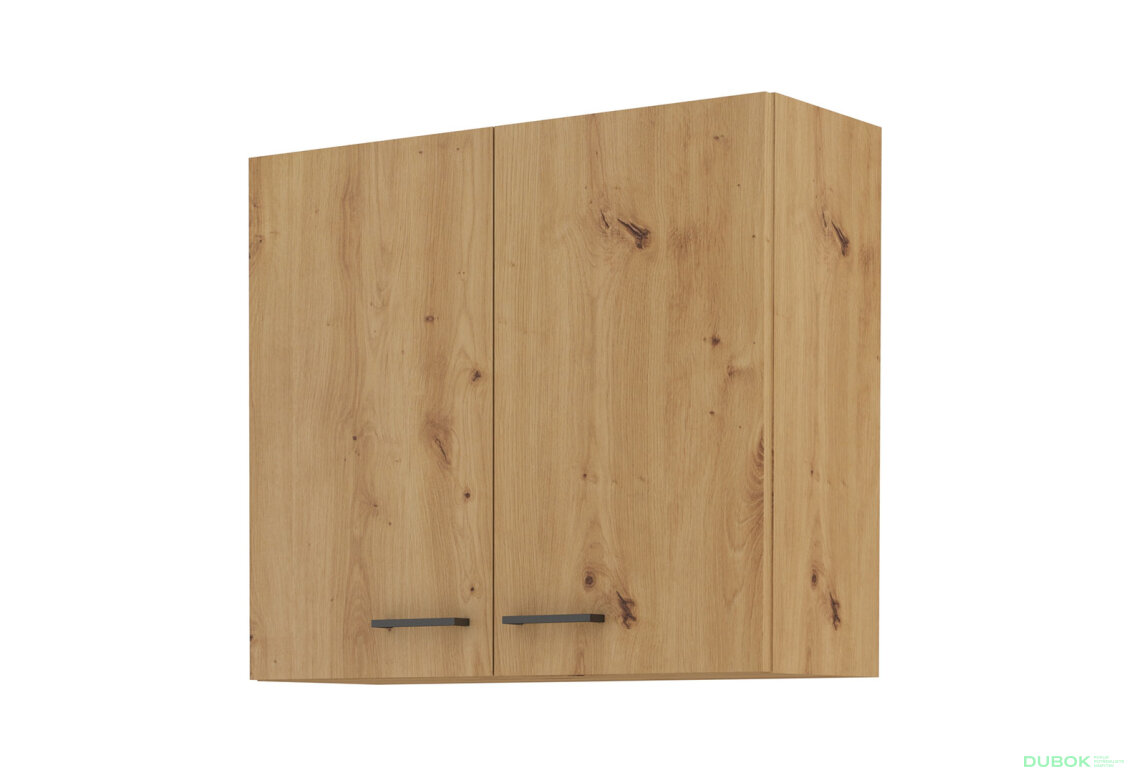 Obrázek 5351 - Kuchyňská sestava 3.0 m dub artisan / černý mat Modena