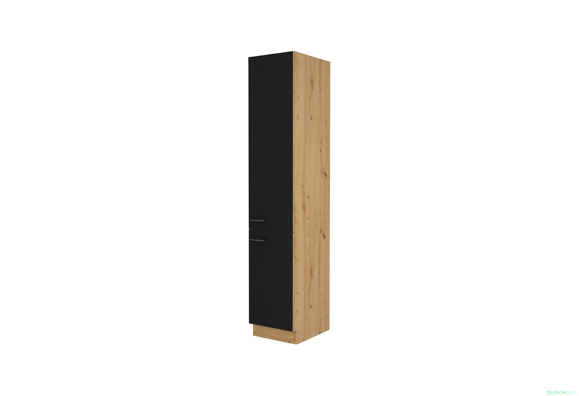 Obrázek 5360 - Kuchyňská sestava 3.0 m dub artisan / černý mat Modena