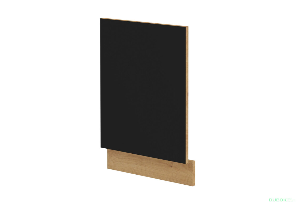 ZM 570x446 dvířka dub artisan / černý mat Modena