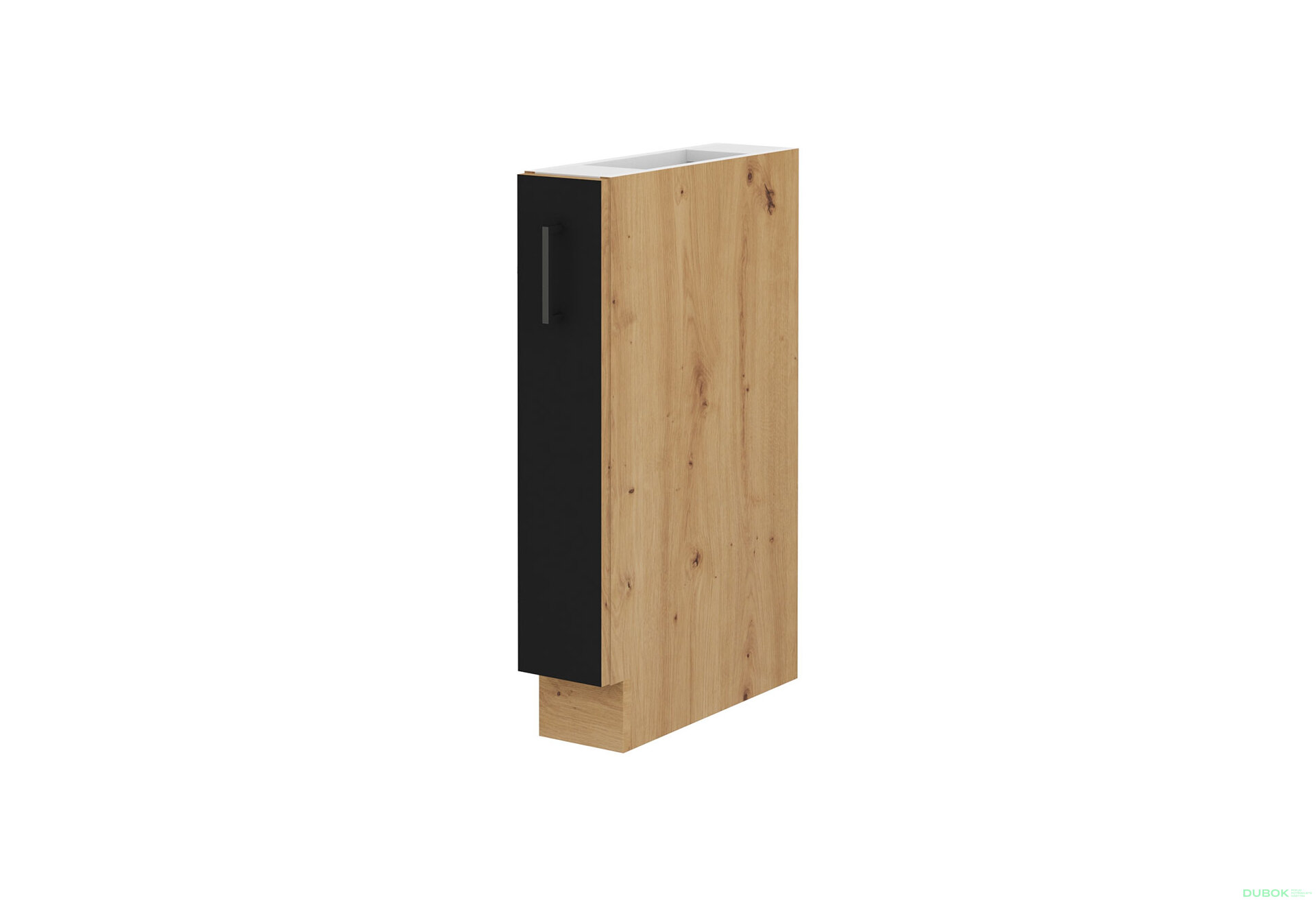 Obrázek 1 - 15 D kargo BB dub artisan / černý mat Modena