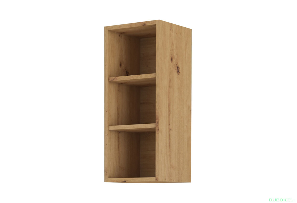 Obrázek 5375 - Kuchyňská sestava 2.7x2.4 m dub artisan / černý mat Modena