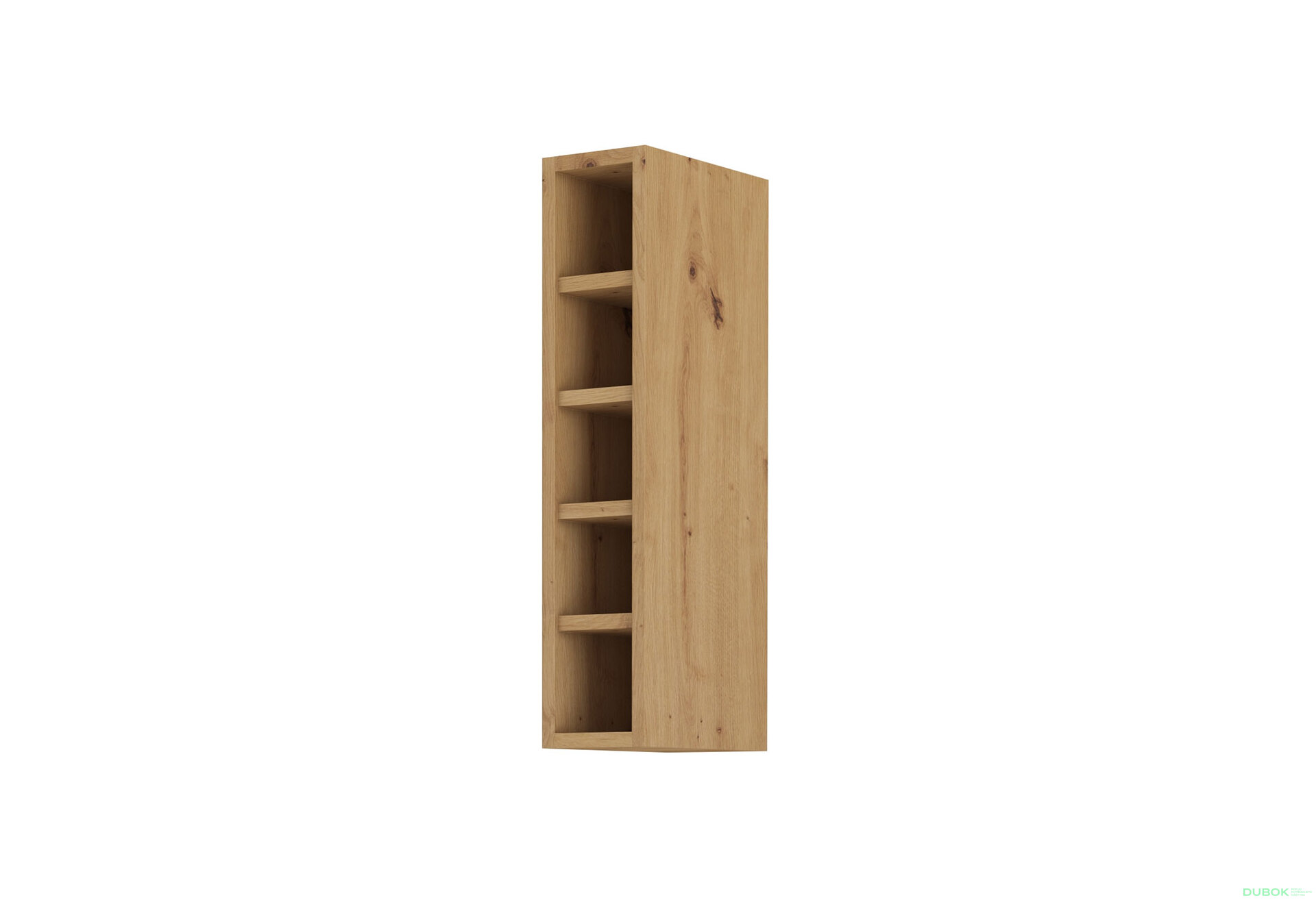 Obrázek 5376 - Kuchyňská sestava 2.7x2.4 m dub artisan / černý mat Modena