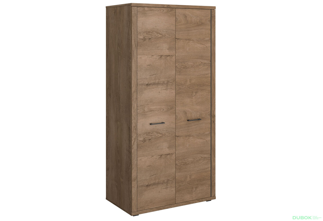 Obrázek 2 - Skříň dvoudveřová Cordan 101.9x210x60.6 cm Dub lefkas