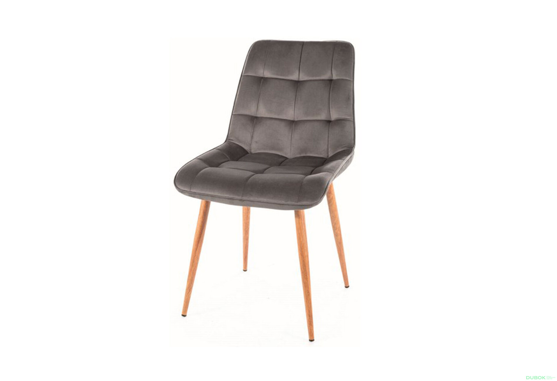 Obrázek 1 - Židle Chic D Velvet šedý Bluvel 14