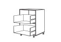 Obrázek 1 - Korpus č. 36 š 500*820 (1+1) Luxe