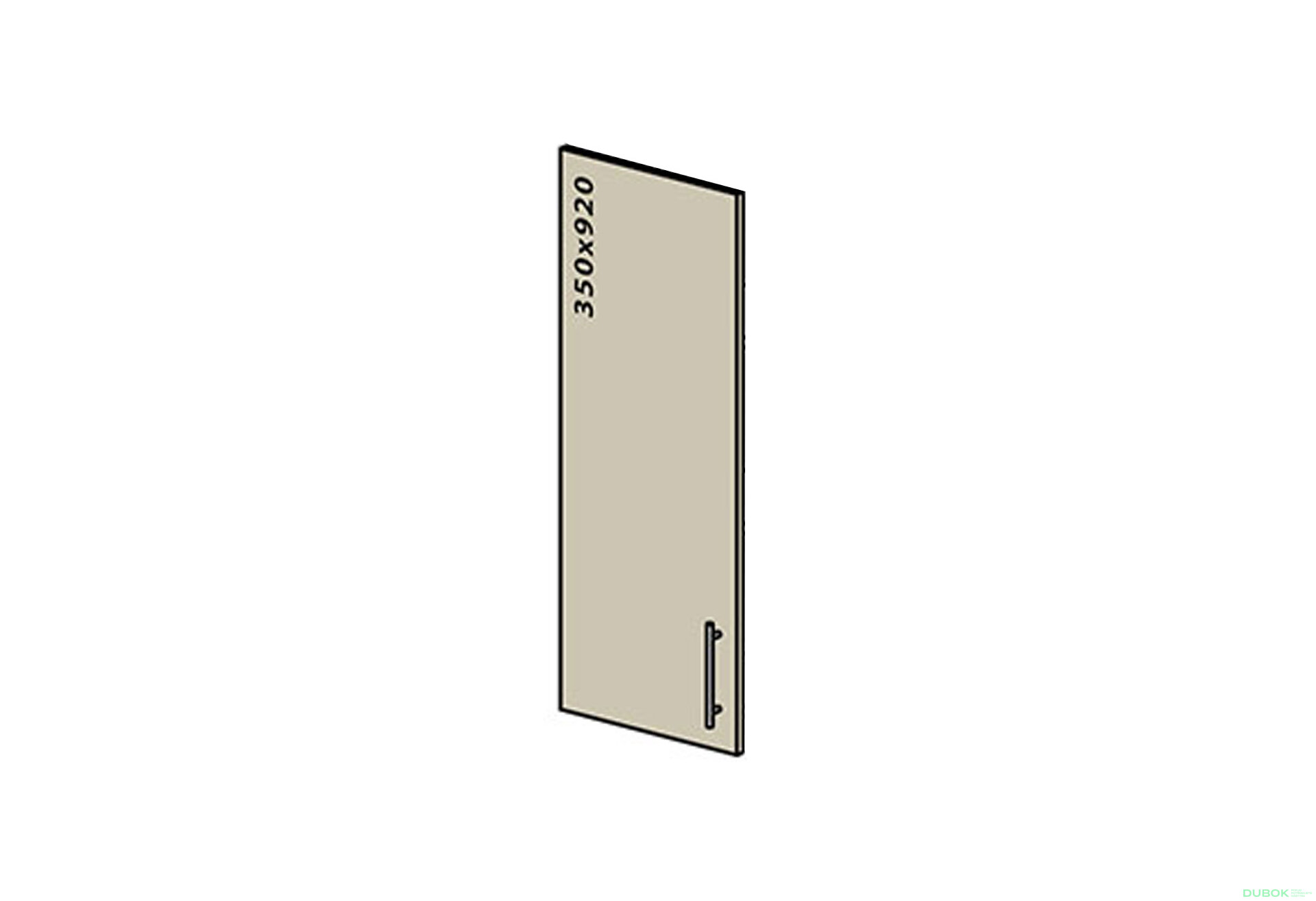 Obrázek 1 - Fasáda f 350*920 MoDa Mat