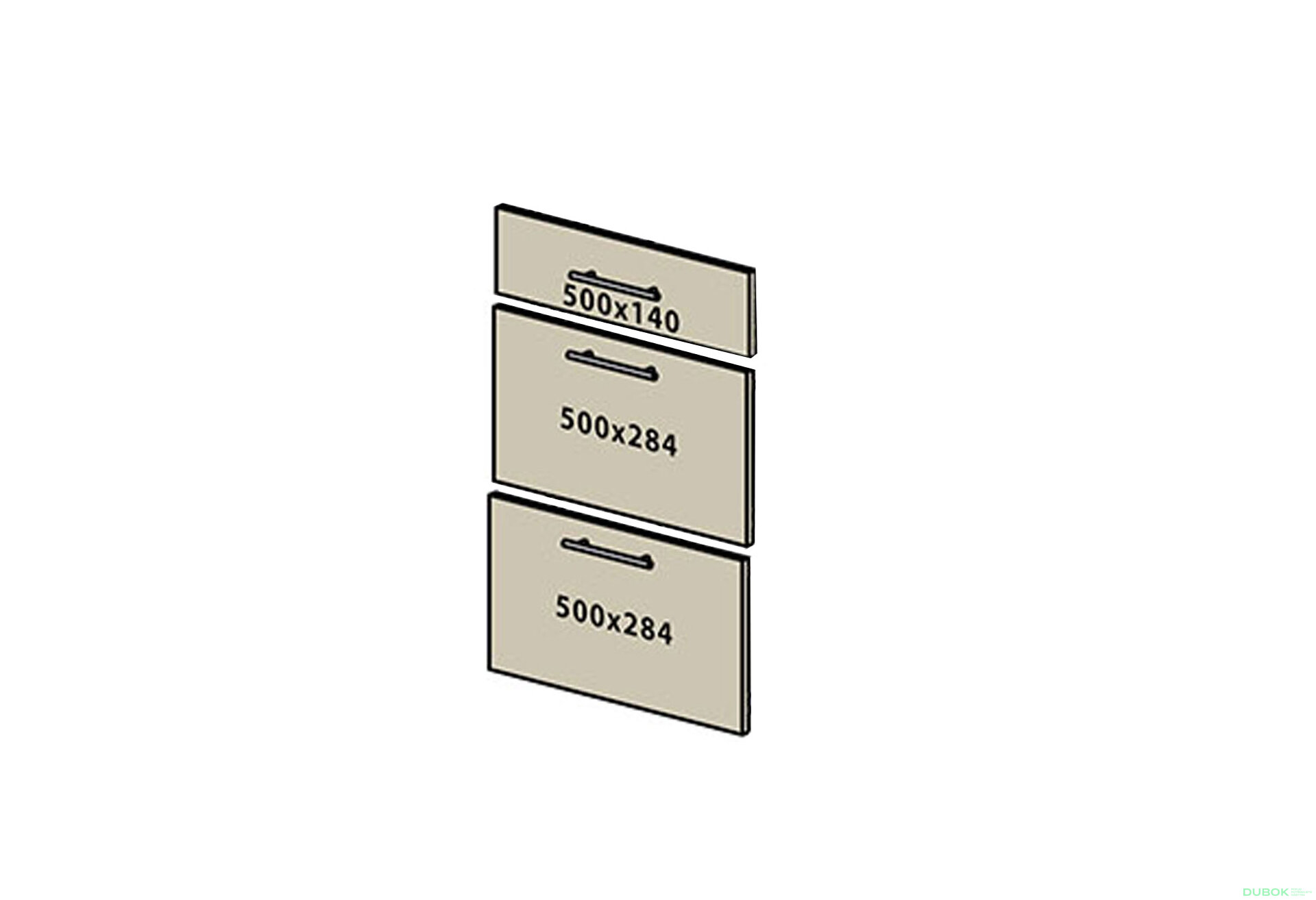 Obrázek 1 - Fasáda f š 500 (1+2) Rodos