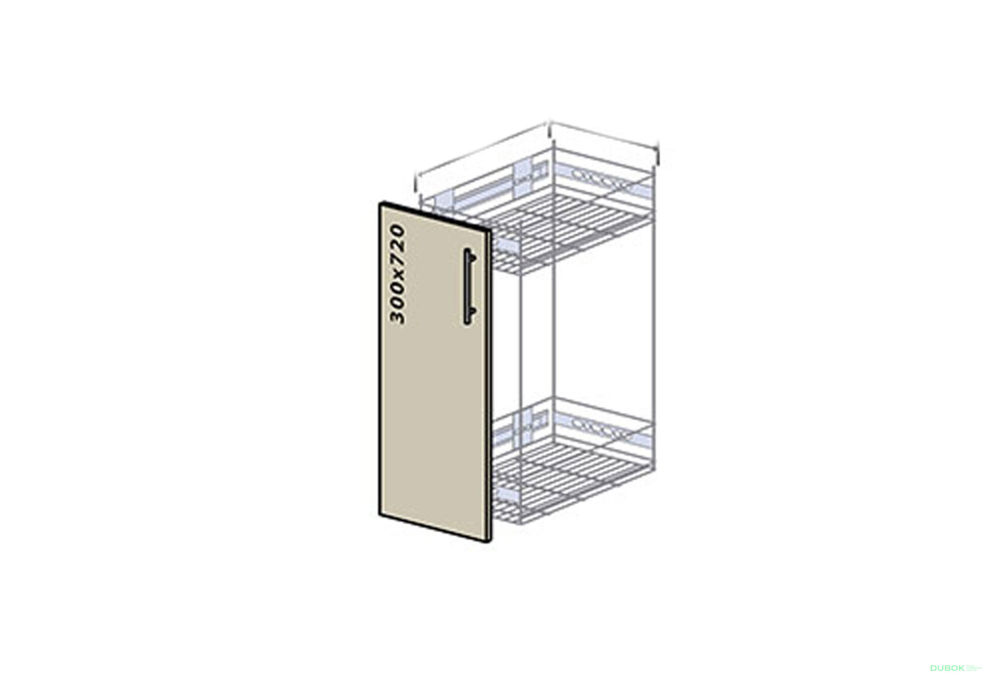 Obrázek 1 - Fasáda f 300*720 cargo Margo