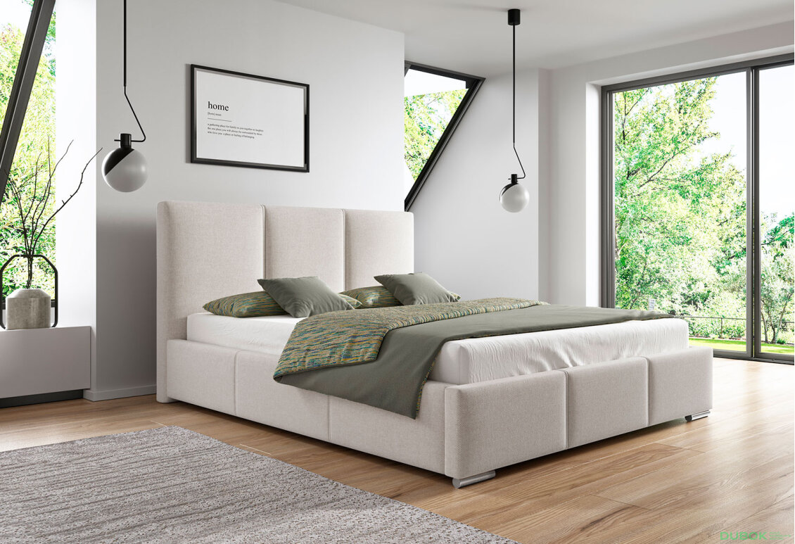 Obrázek 3 - Postel Parma 180x200 Solid 03 Davis Chrom F4