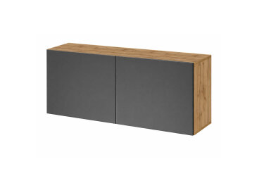 Nástavec na skříň 80 cm dub apalačský / grafit Space