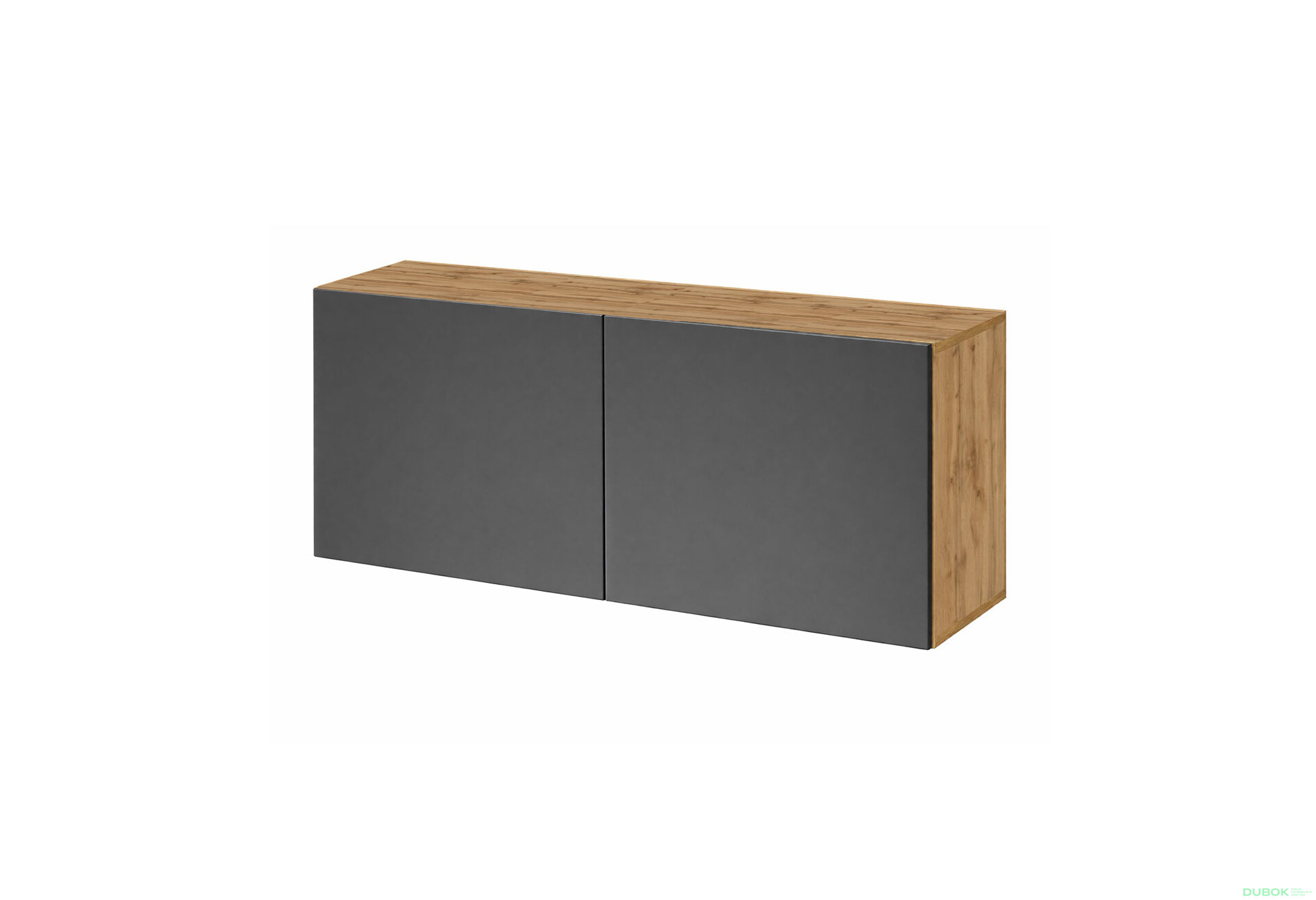 Obrázek 1 - Nástavec na skříň 80 cm dub apalačský / grafit Space