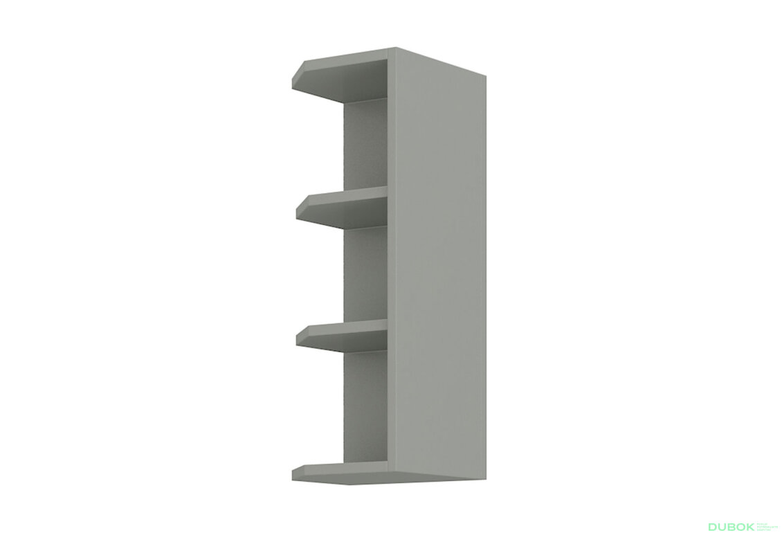Obrázek 4997 - Kuchyňská sestava 2.6x2.7 m Grey šedý platinový / šedý lesk