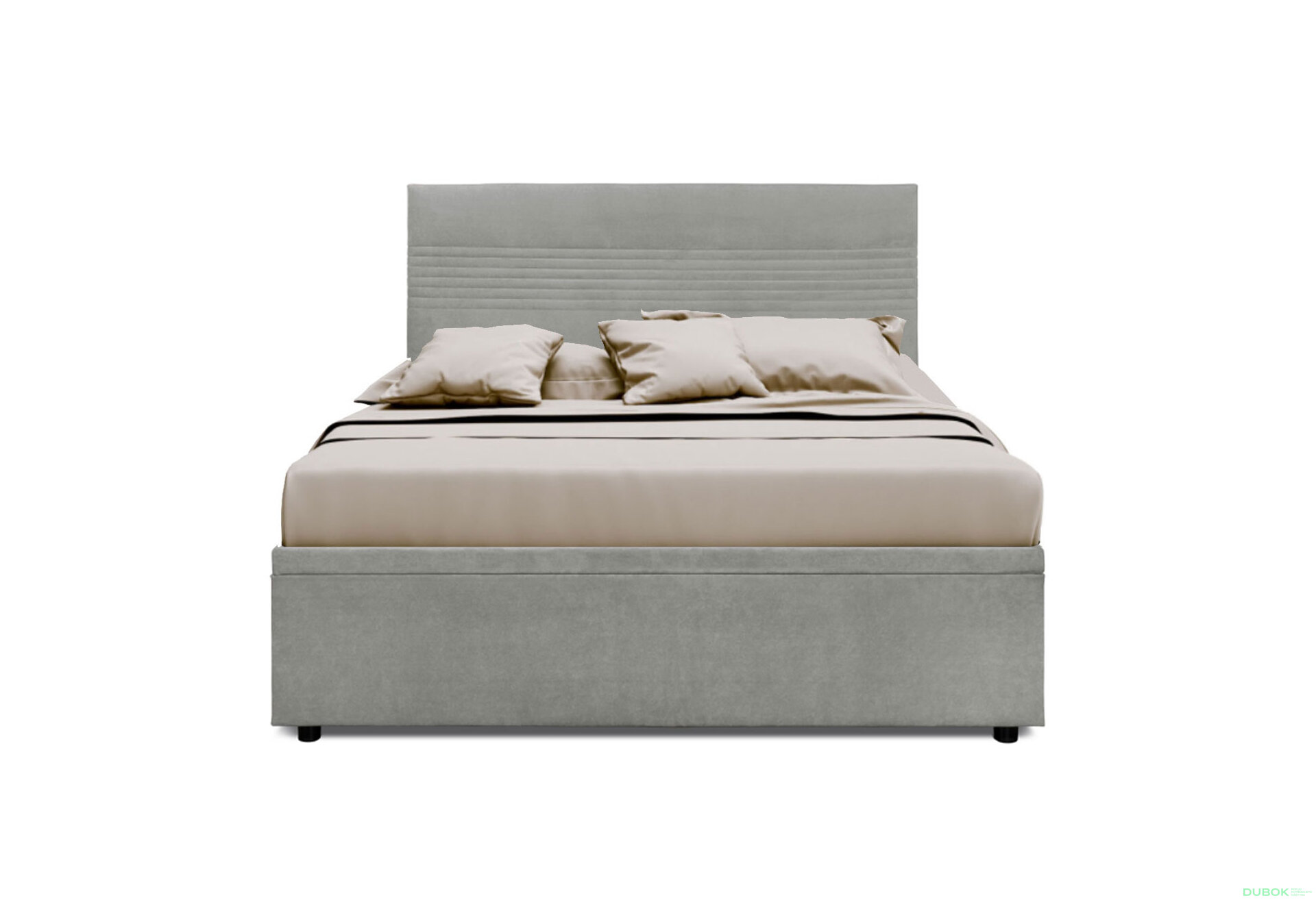 Obrázek 3 - Postel Fro Line 160x200 s roštem, úložným prostorem Mono 246, šedá