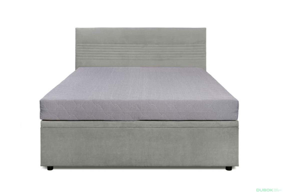 Obrázek 10 - Postel Fro Line 160x200 s roštem, úložným prostorem Mono 246, šedá