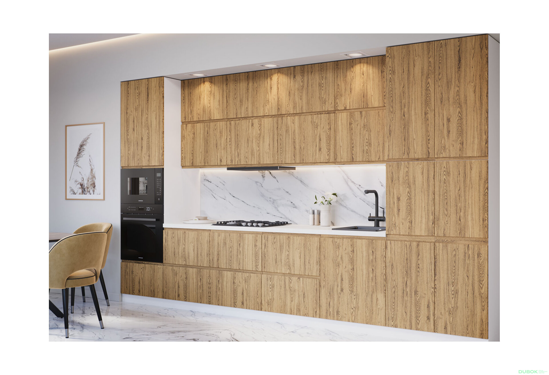 Obrázek 2 - Modulární kuchyně WoodLine Luxe