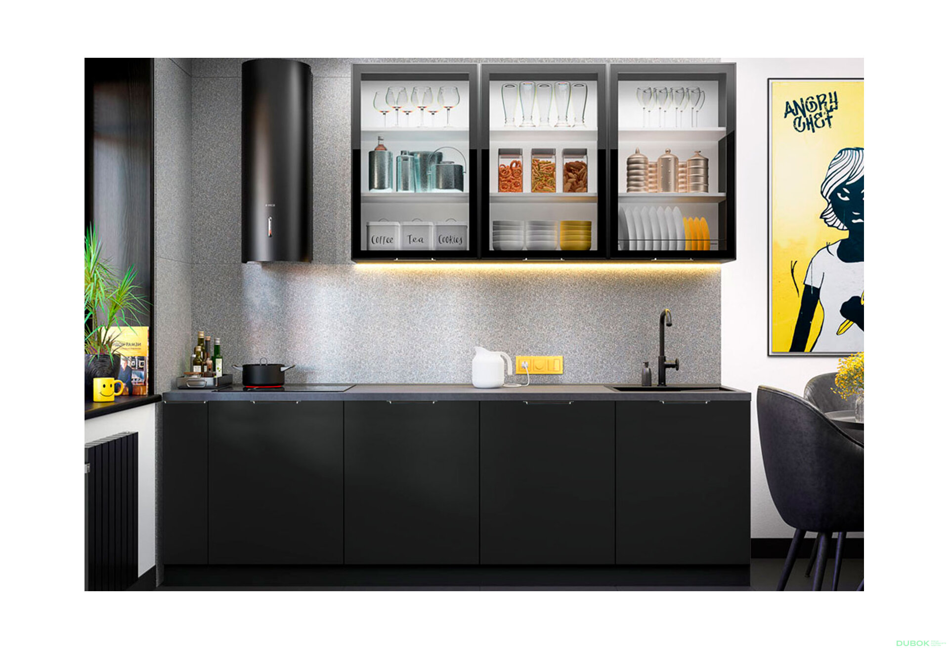 Obrázek 2 - Modulární kuchyně Flat