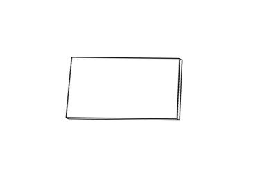 Fasáda 80V 1dveře + Plynový zvedák 450mm Millenium